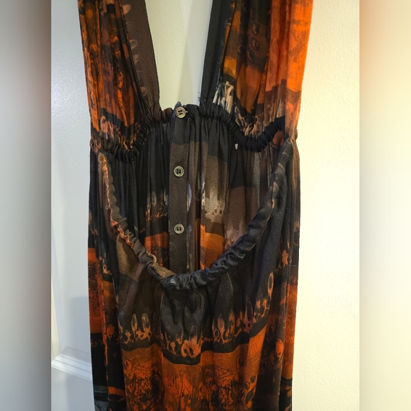 BALMAIN Silk Halter Maxi Dress - Picture 9 of 12